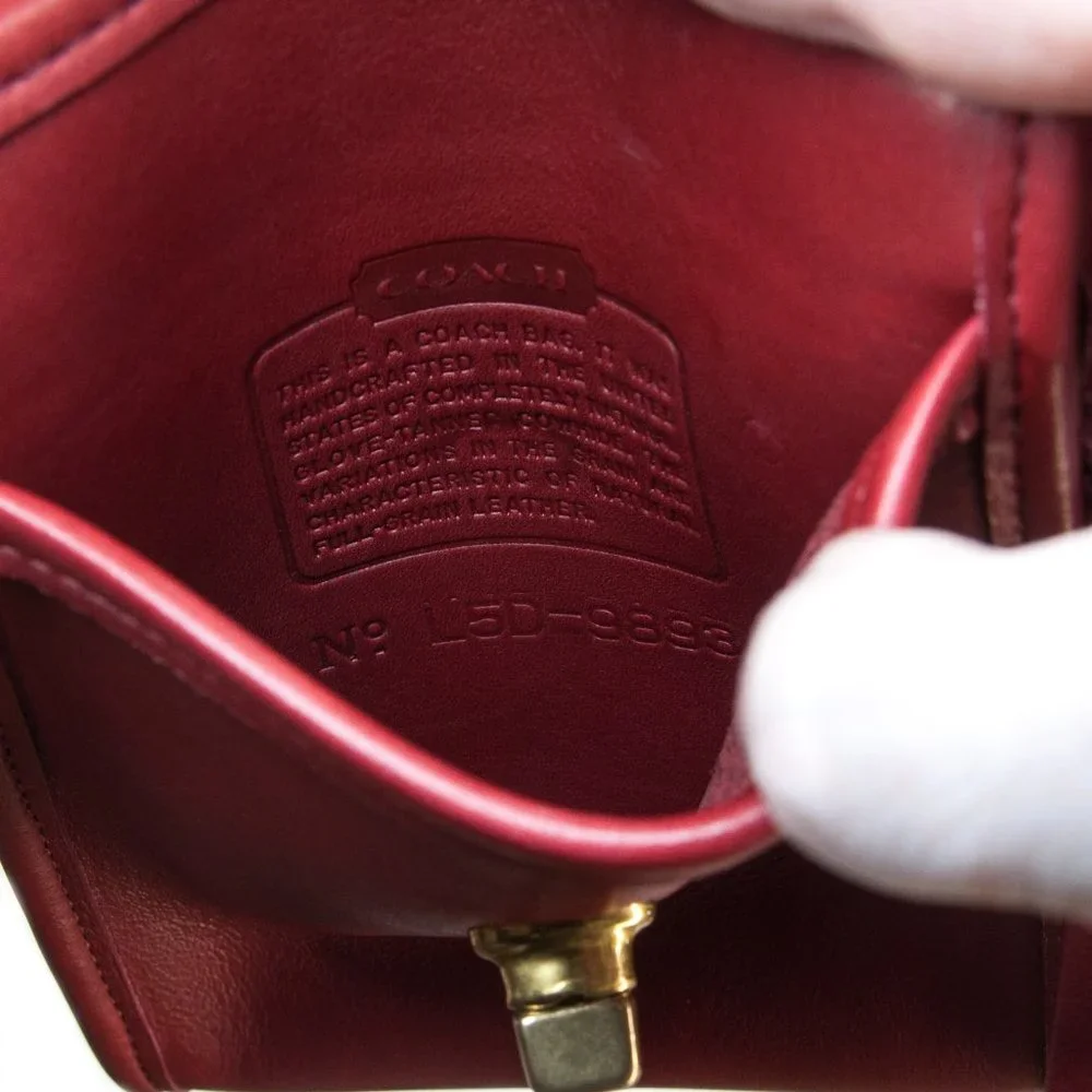 Coach Vintage Red Scooter Swing Pack (L5D 9893) - Picture 10 of 10